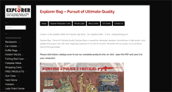 Desktop Screenshot of explorerbag.com